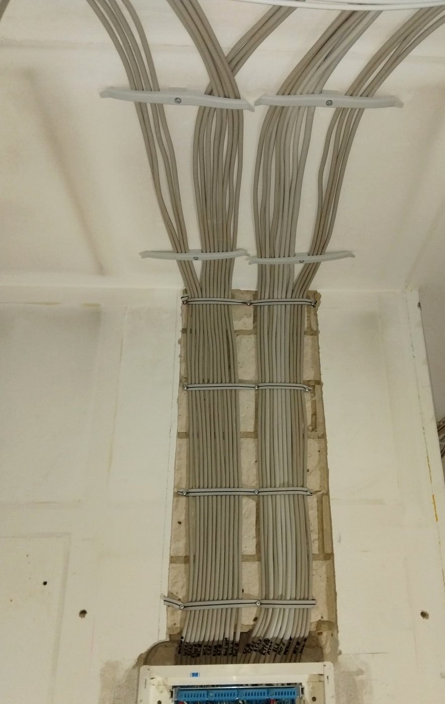 Leitungsverlegung Rohbau Kabelbaum, Knor Elektrotechnik Peine