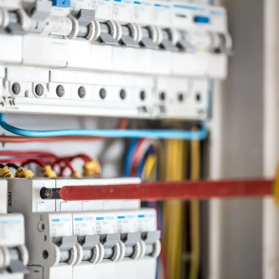 Verdrahtung eines Sicherungskastens durch einen Elektriker von Knor Elektrotechnik-Zählerschrank-Modernisierung und Elektro-Check in Peine